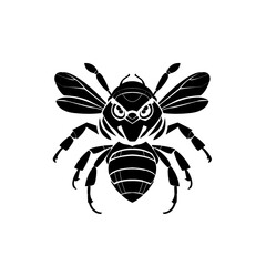 Bee logo illustration