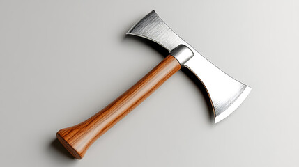 A simple logo style hatchet with one blade