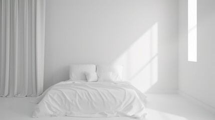 White Comfort Background in Hotel Rooms offers a serene and inviting atmosphere. A perfect blend of elegance and relaxation for guests seeking a luxurious stay