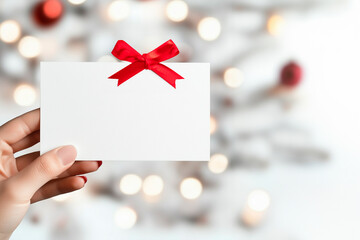 A hand holds a sleek black gift card with a minimalist, luxurious feel. Perfect for versatile gifting, the card adds an air of elegance, suitable for any occasion from birthdays to holiday celebration