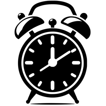 recommend clip art: Alarm clock silhouette