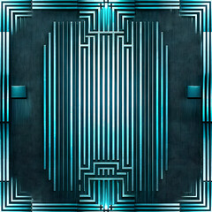 Obraz premium Seamless Barcode Cutout Design. Perfect for: tech events, modern offices