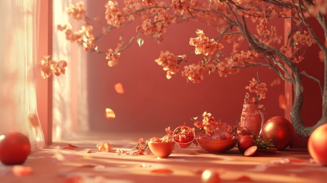 Lunar new year concept