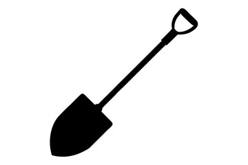 Black shovel silhouette.