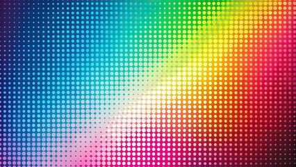 An artistic composition showcasing a halftone pattern in various colors and shades, artistic texture, artistic photography, artwork