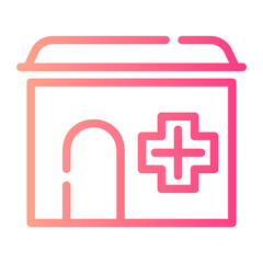 pharmacy Line Gradient Icon