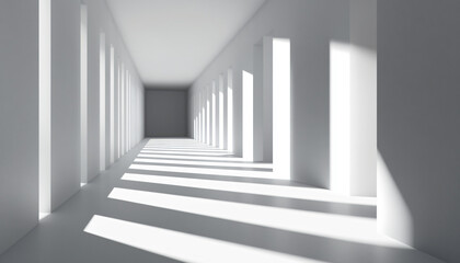 Obraz premium Minimalist and unique interior design in the house