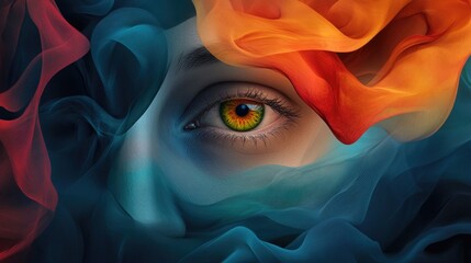 Third Eye activation, symbol of spirituality, spiritual awakening, mindfulness, meditation and healing