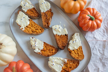 Halloween home made cantuccini cookies