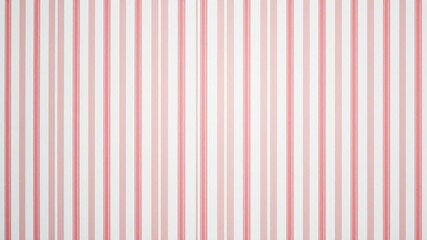 Red and white vertical stripe wallpaper design perfect for interior decoration, seamless, vintage
