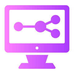 simulation gradient icon