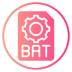 batch gradient icon