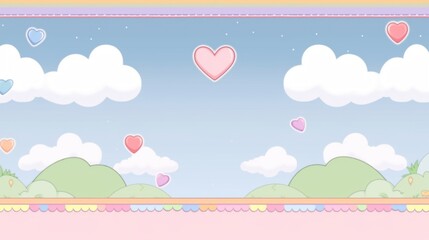 The illustration is a cartoon drawing, cute style, pastel color tone. This illustration is suitable for use in various designs and presentations.