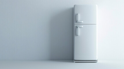Two-Door White Refrigerator for Modern Kitchen Interiors