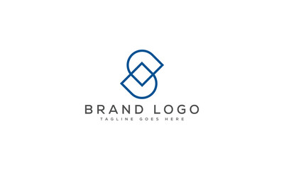 S logo design vector template design for brand.