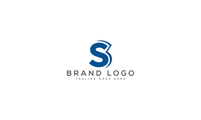 S logo design vector template design for brand.