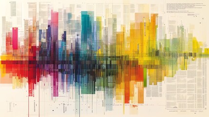 Color-coded sections, visually dividing different parts of the taxonomy, each representing a distinct category or tag.