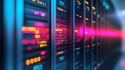 Layers of grids overlaid on the background, suggesting network security architecture or firewalls.