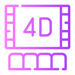 4d gradient icon
