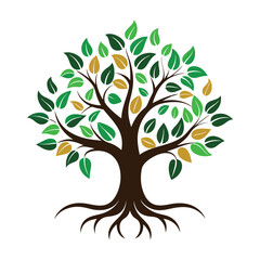 Fototapeta premium vector butterfly Tree