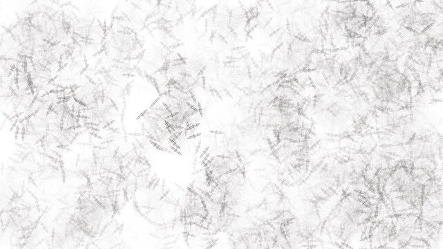 Imitation of microbial or viral activity. Organisms in the form of small rods with sharp tips.