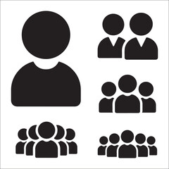 Team icon vector set, team icon, teamwork icon, team vector, group icon, people icon, collaboration icon, team illustration, community icon, partnership icon