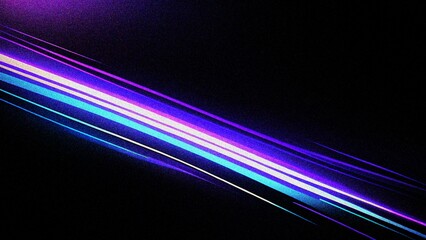 Black color gradient background blurred neon color flow, grainy texture effect, futuristic banner design