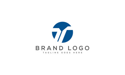 Obraz premium letter TT logo design vector template design for brand.