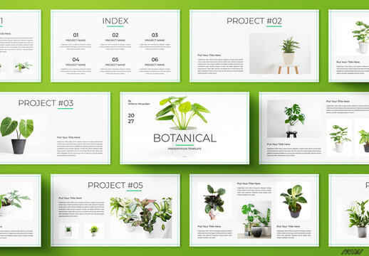 Botanical Presentation Layout