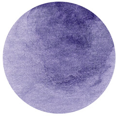 Watercolor hand painted circles texture. Watercolour circle elements for design.