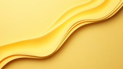 A vibrant yellow background with smooth, flowing curves, perfect for design, art, and creative projects.