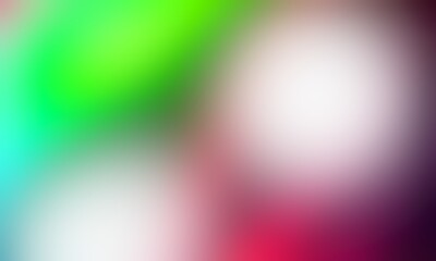 Abstract blurred background image of blue, green, purple, red colors gradient used as an illustration. Designing posters or advertisements.