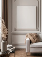 Modern Living Room Mockup.