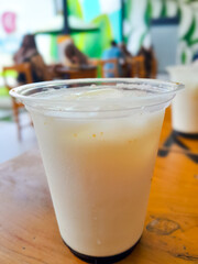 Es Sluku Bathok is one of the drink menus at Gacoan. Popular drink in Indonesia