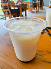 Es Sluku Bathok is one of the drink menus at Gacoan. Popular drink in Indonesia