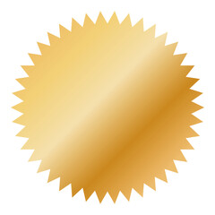 ギザギザ　金色　ゴールド　見出し　フレーム　ベクター