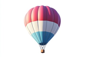 Naklejka premium Hot Air Balloon in Flight
