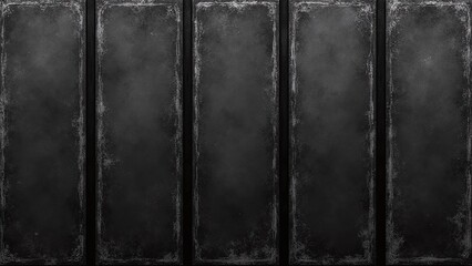 Naklejka premium Five distressed black panels on digital artwork