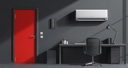 Modern Office Interior.
