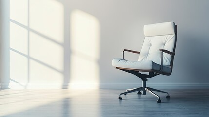 Modern Chair in Bright Minimalist Room