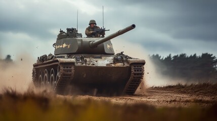 Tanks in action  documenting historic military maneuvers and combat scenarios through time