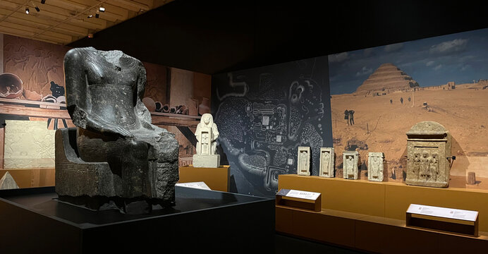October 30, 2024: Kurilpa Egyptian exhibition at the Queensland Museum, Brisbane, Queensland, Australia