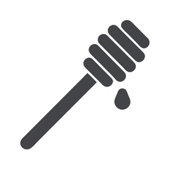 honey dipper stick icon