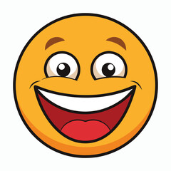 world smile day face emoji isolated happy face