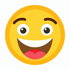 world smile day face emoji isolated happy face