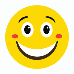 world smile day face emoji isolated happy face