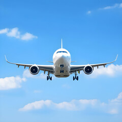 Obraz premium passenger airplane isolated