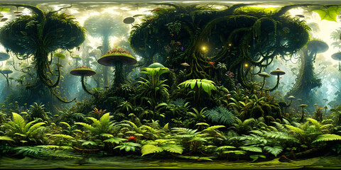 HDRI Fairytale Location Equirectangular Panorama 34