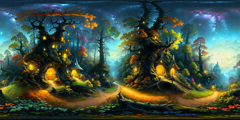 HDRI Fairytale Location Equirectangular Panorama 35