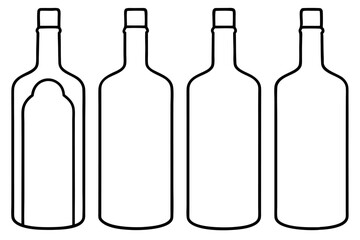 set of bottles